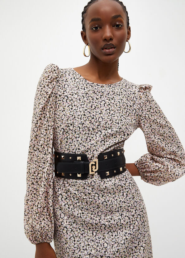Cintura bustier ecosostenibile con borchie