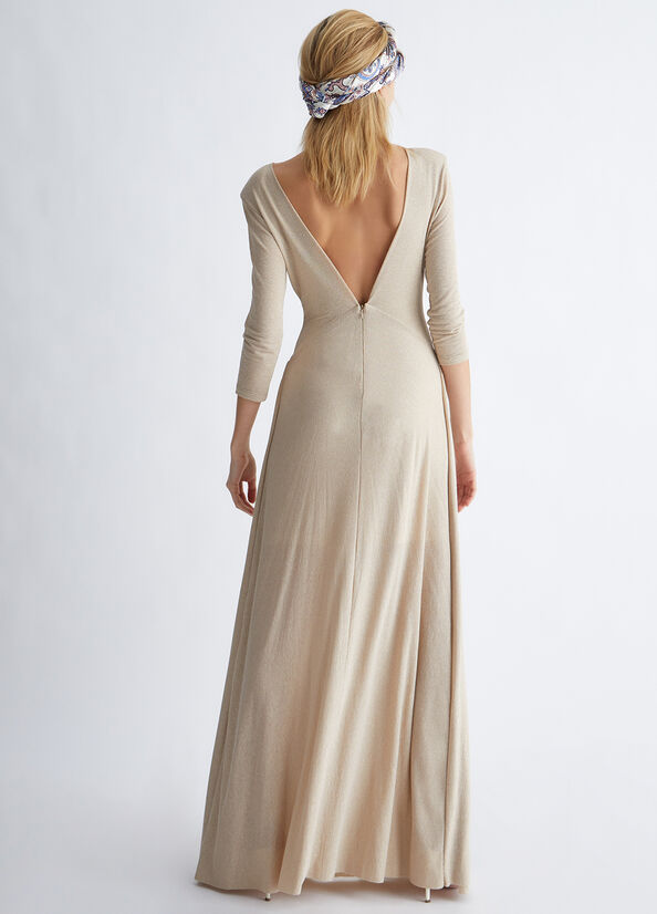 Abito elegante lungo in lurex®