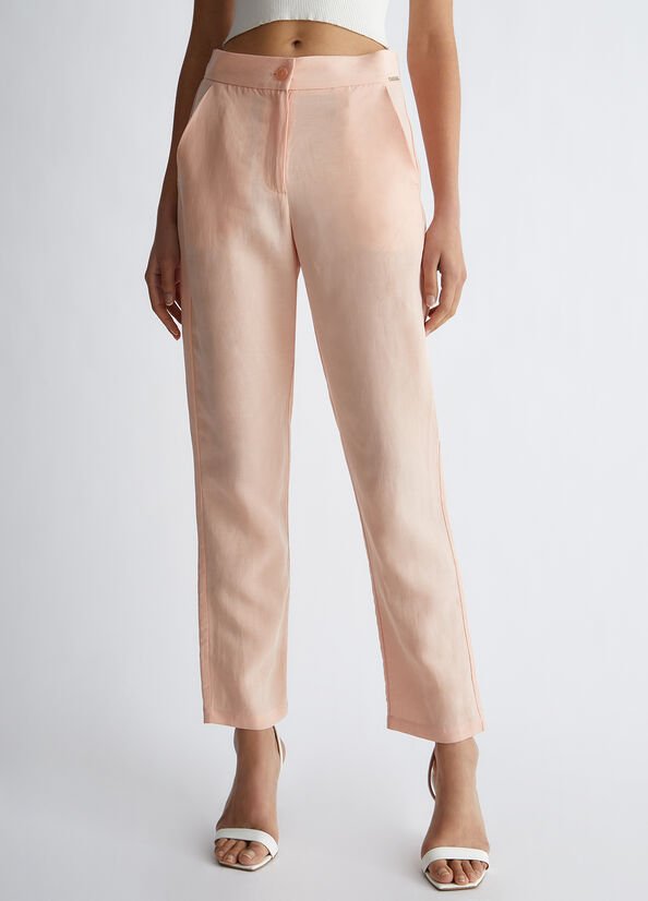 Pantaloni in misto lino