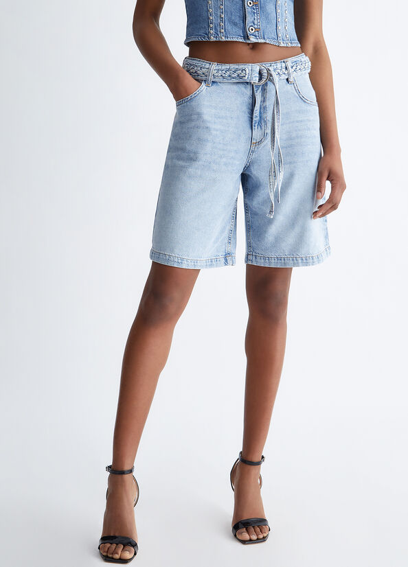 Short ecosostenibile in denim