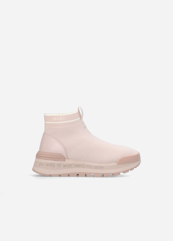 Sock sneakers rosa traforate