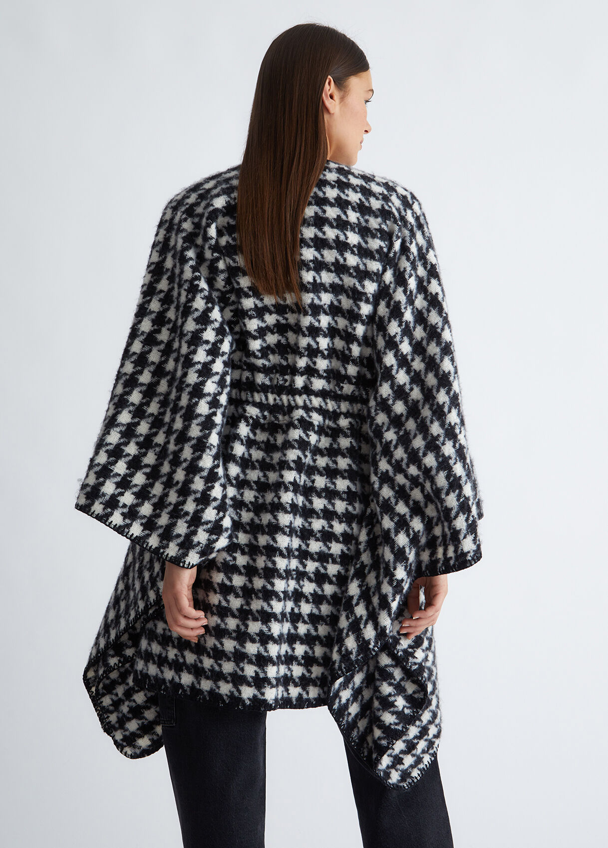 Houndstooth kimono