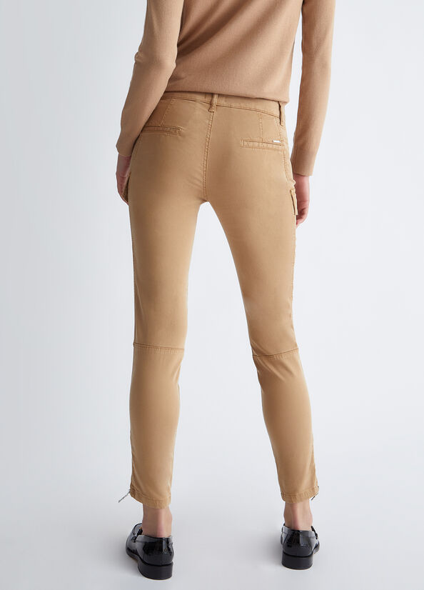 Pantaloni cargo stretch
