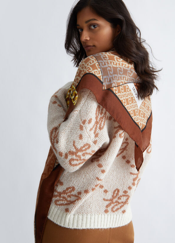 Foulard ecosostenibile con stampa