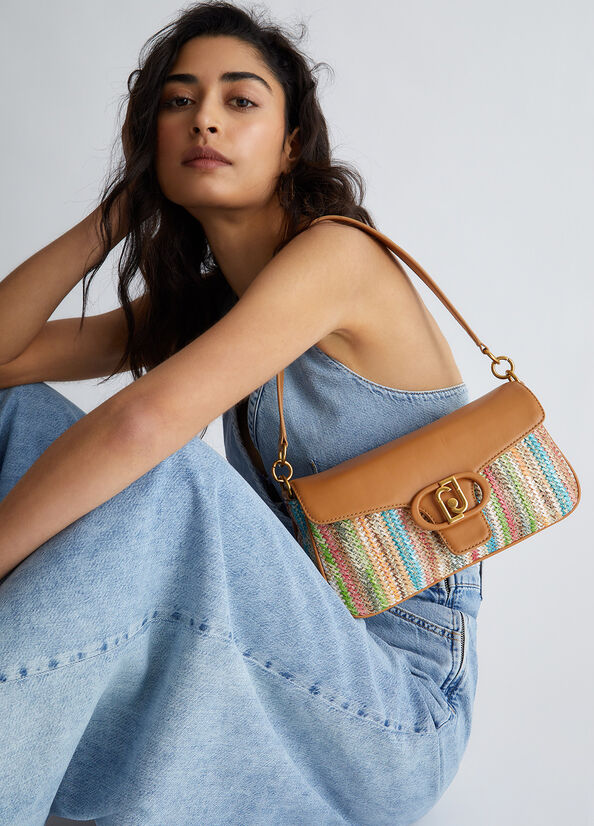 Borsa a spalla intrecciata