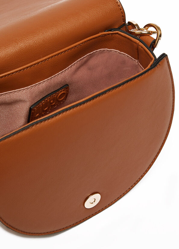 Borsa a tracolla con ricamo