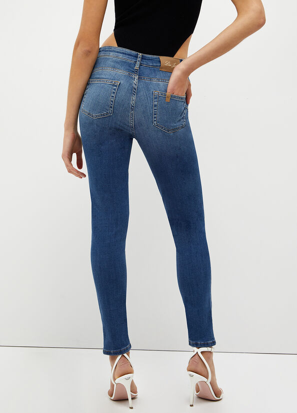 Jeans skinny bottom up