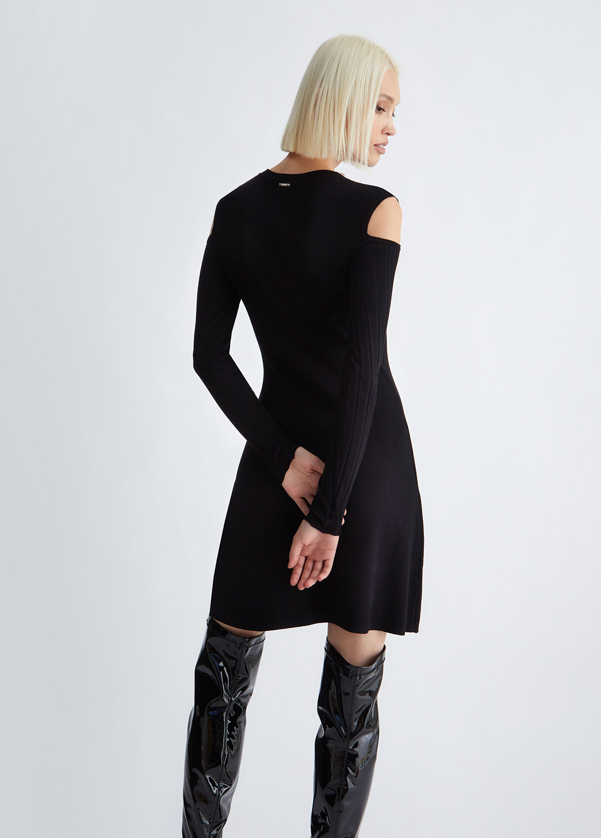 Eco-friendly knit dress