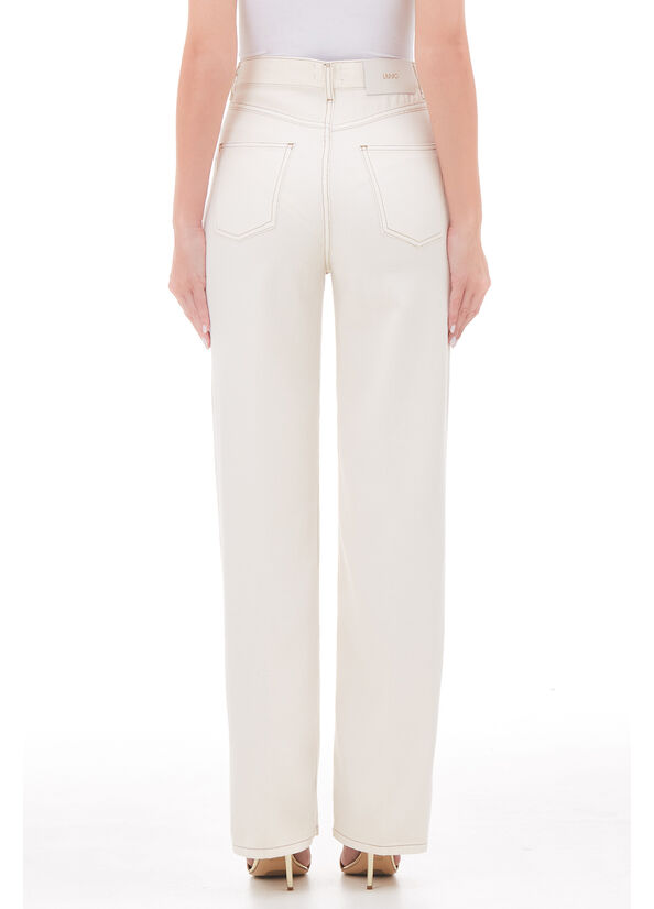 Pantalone flare cinquetasche