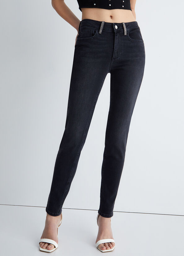 Jeans skinny vita alta bottom up