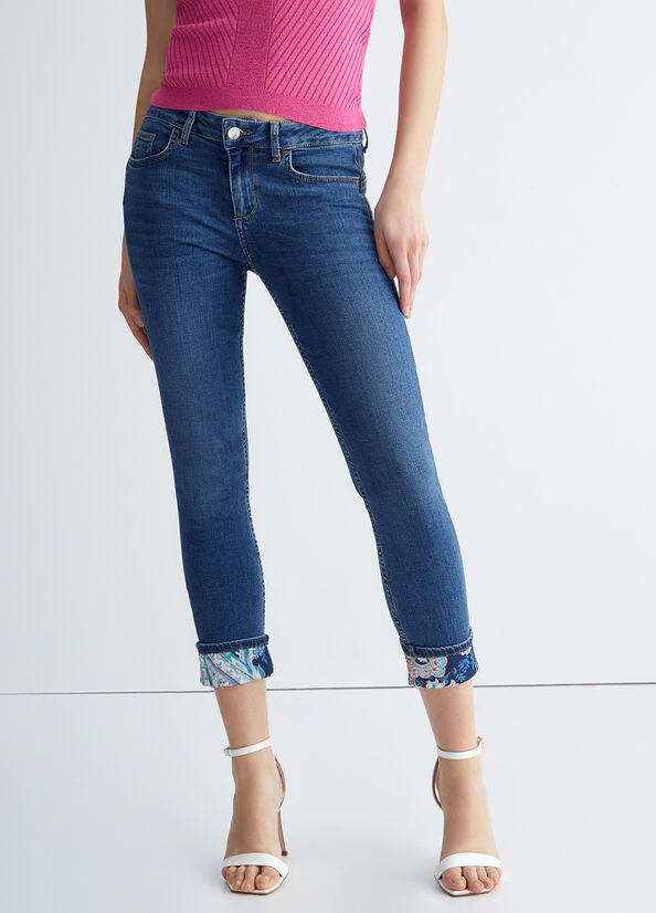Jeans skinny bottom up