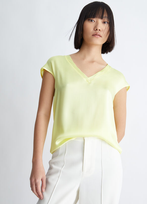 Blusa in misto seta