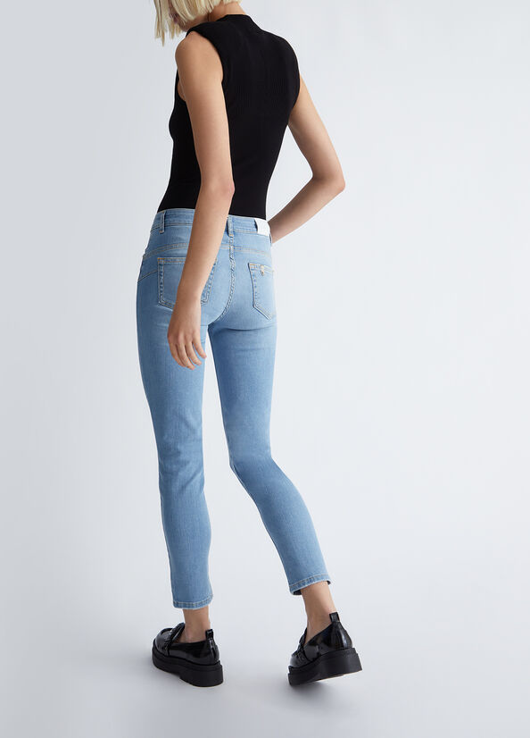Jeans skinny bottom up