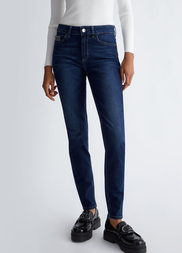 Jeans skinny vita alta