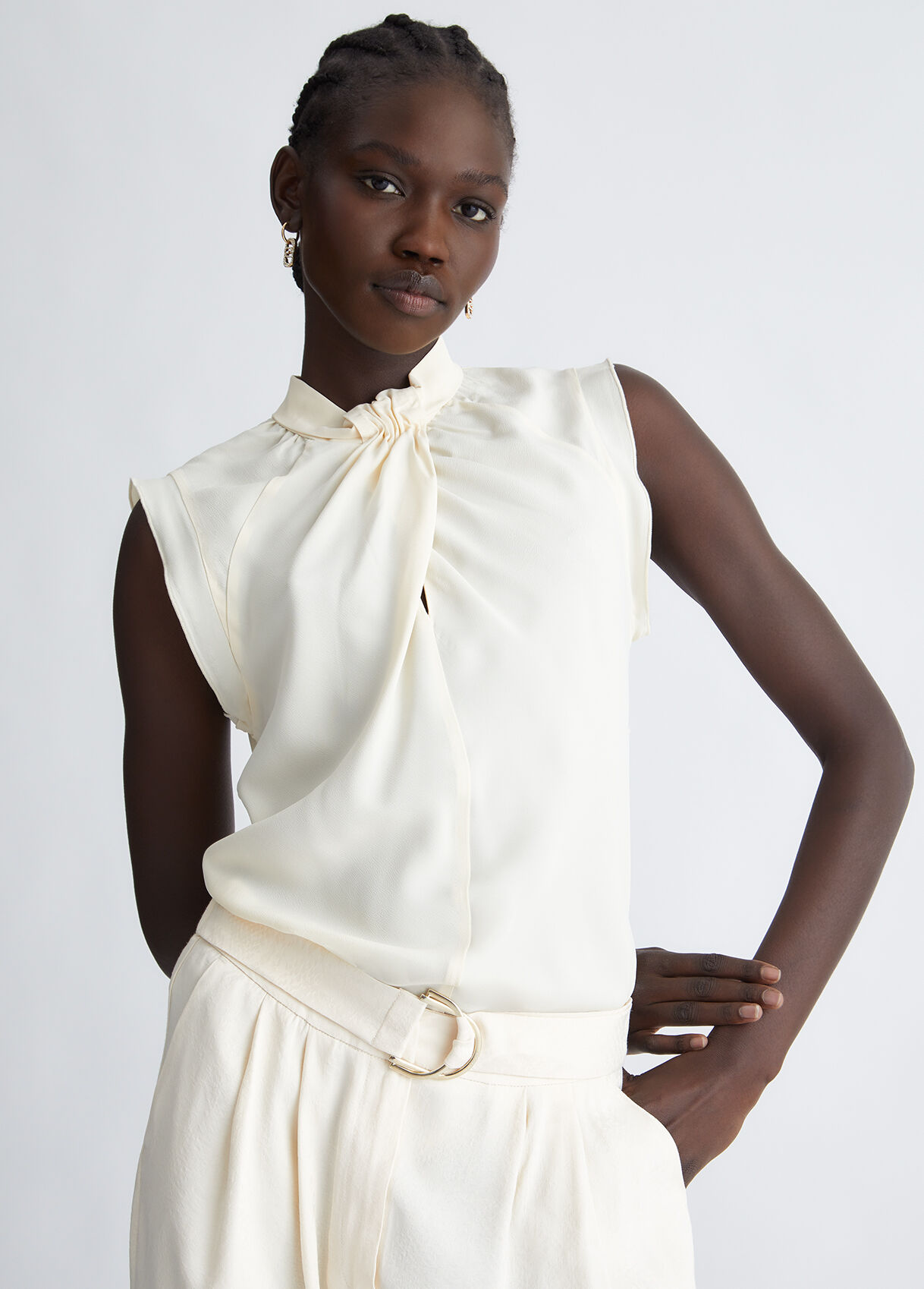 Crepe de chine top