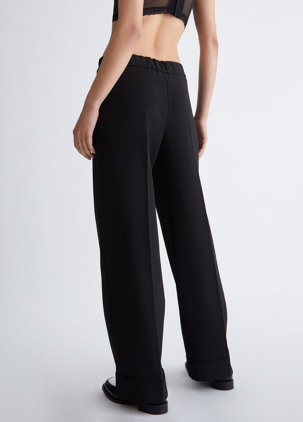 Pantaloni a palazzo stretch