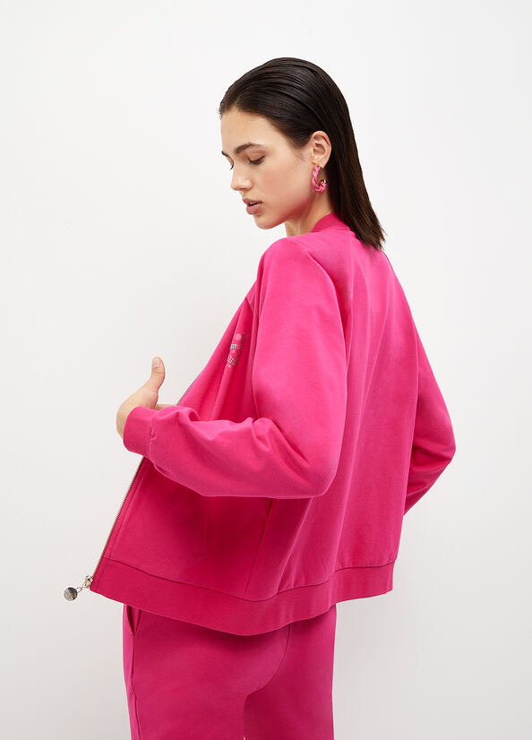 Felpa ecosostenibile con zip