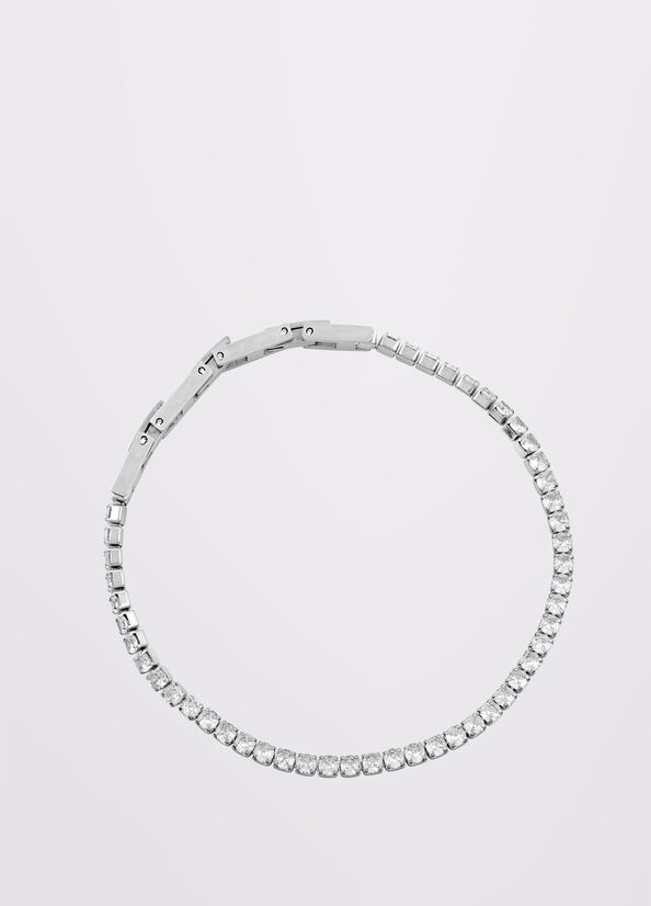 Bracciale da uomo con strass