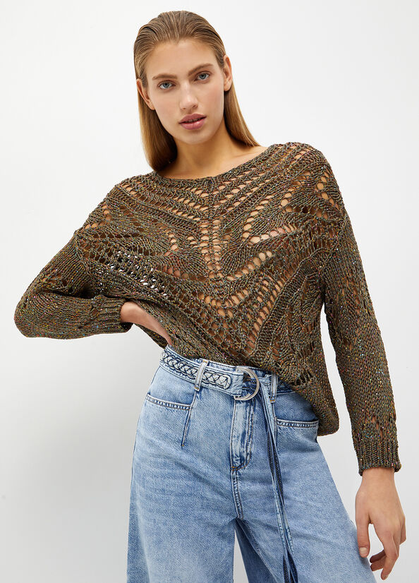 Pullover verde military