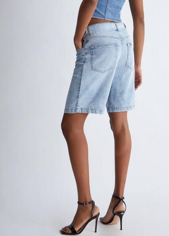 Short ecosostenibile in denim
