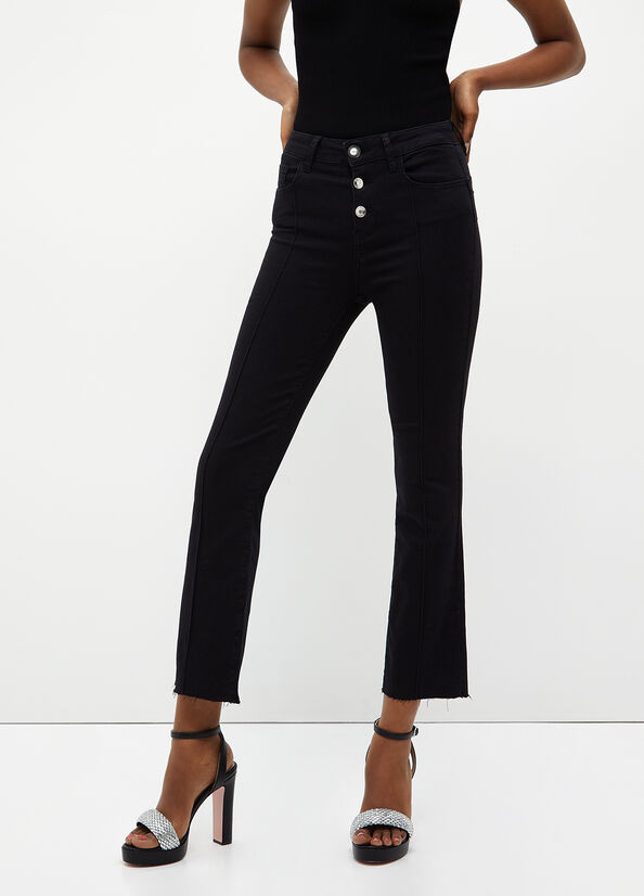 Jeans cropped bottom up