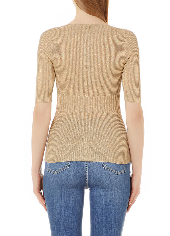 Top lurex® in maglia