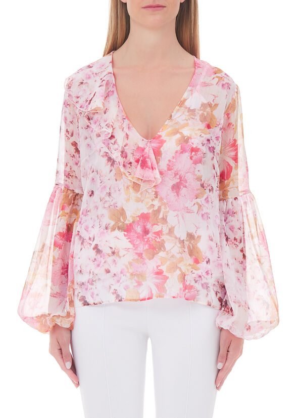 Blusa a fiori