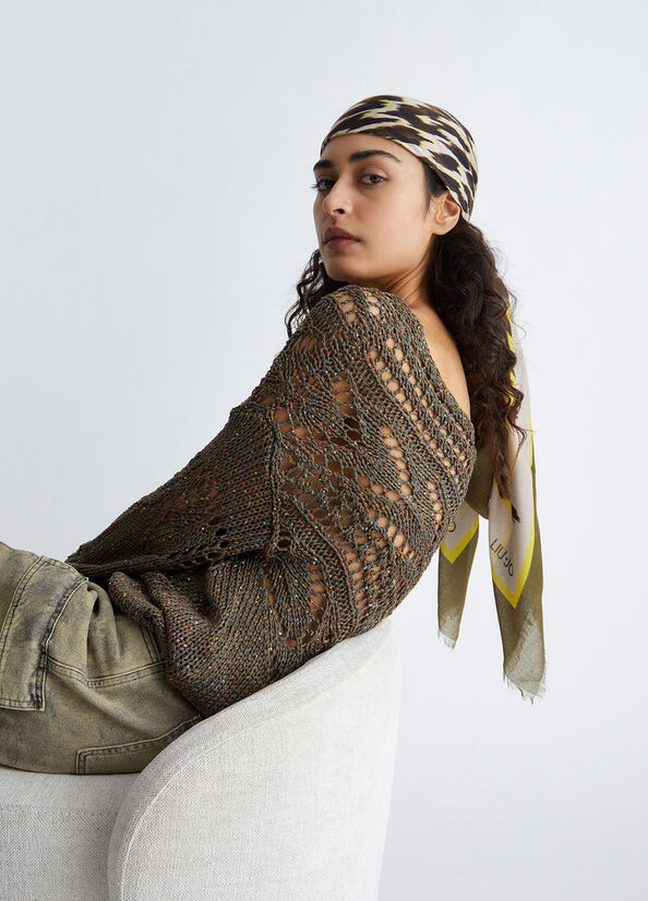 Foulard animalier ecosostenibile