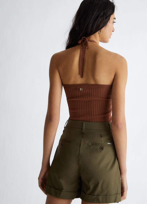 Top donna in maglia