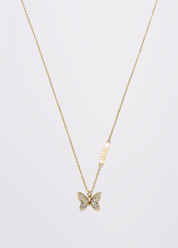 Collana con farfalla