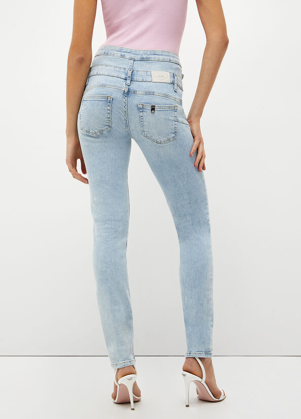 Jeans skinny bottom up