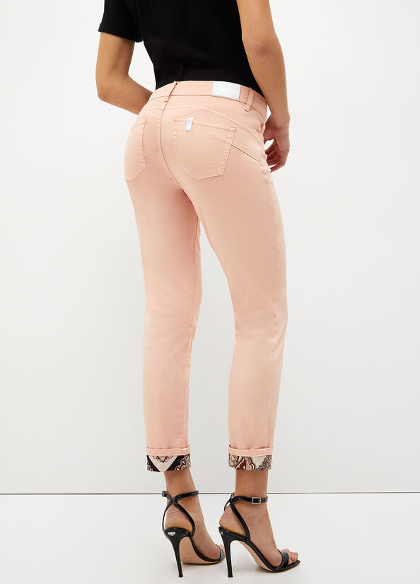 Pantaloni Bottom Up in raso