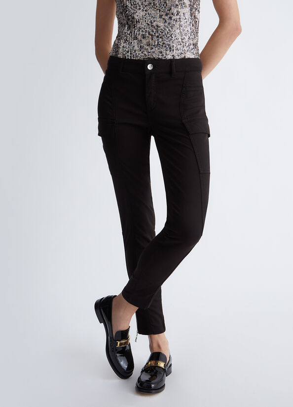 Pantaloni cargo stretch
