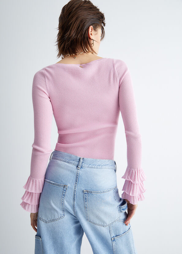 Maglia rosa ecosostenibile