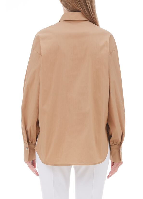 Camicia con maniche a sbuffo