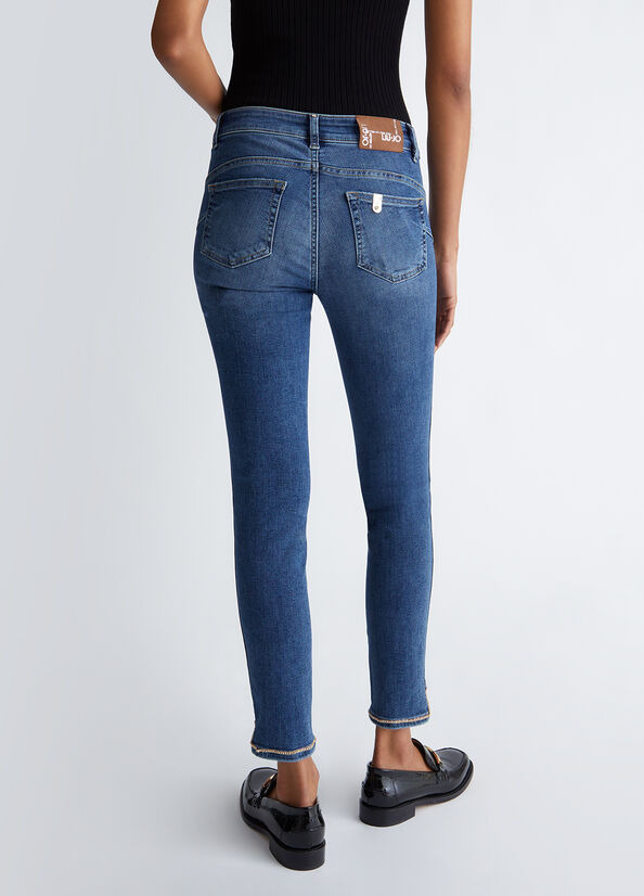 Jeans skinny bottom up
