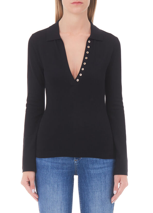 Maglia con scollo a V