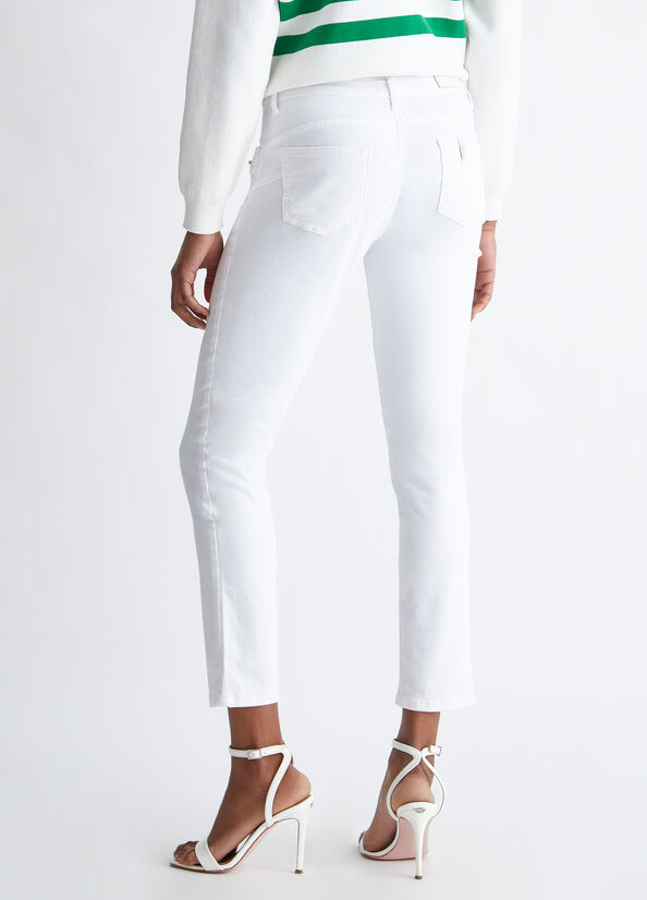 Pantaloni Bottom Up con perle