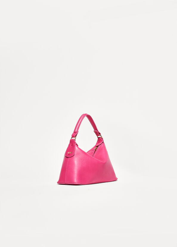 Mini borsa hobo in pelle