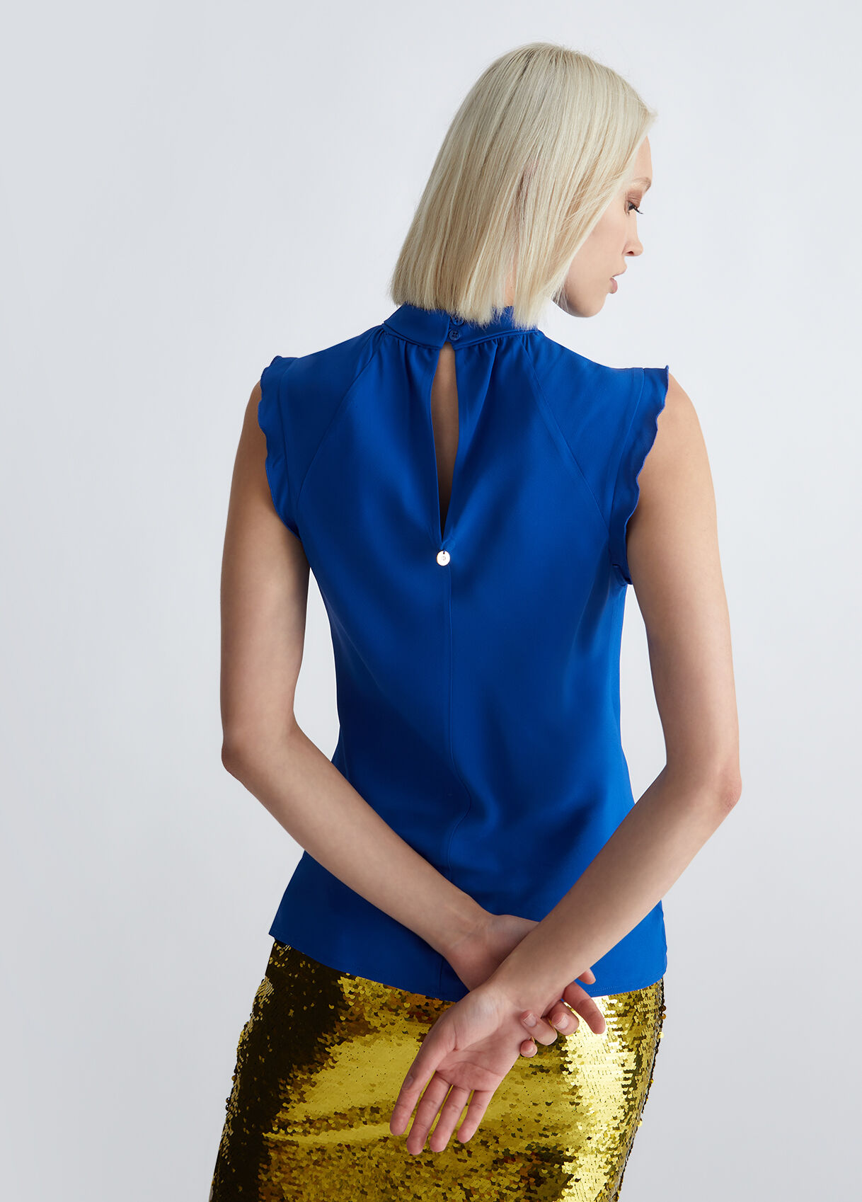 Crepe de chine top