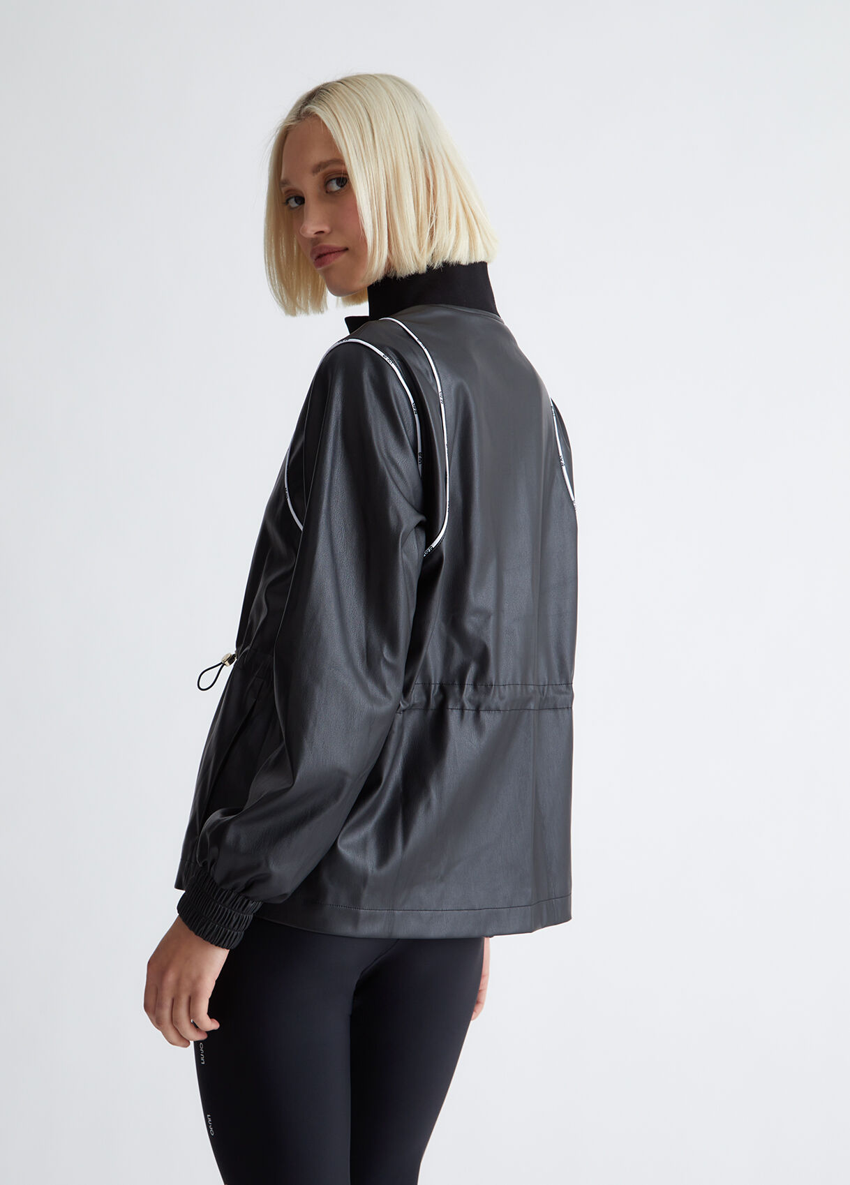 Coated fabric jacket