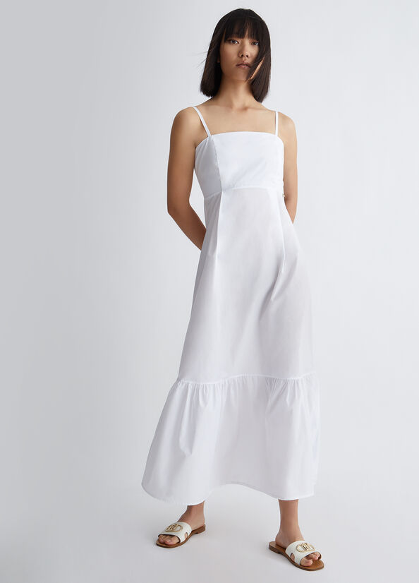 Vestito lungo estivo bianco