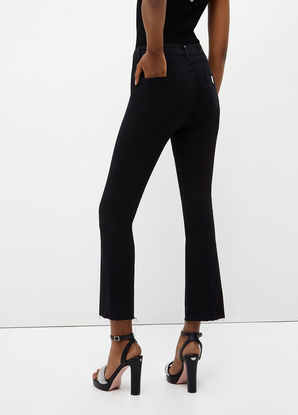 Jeans cropped bottom up