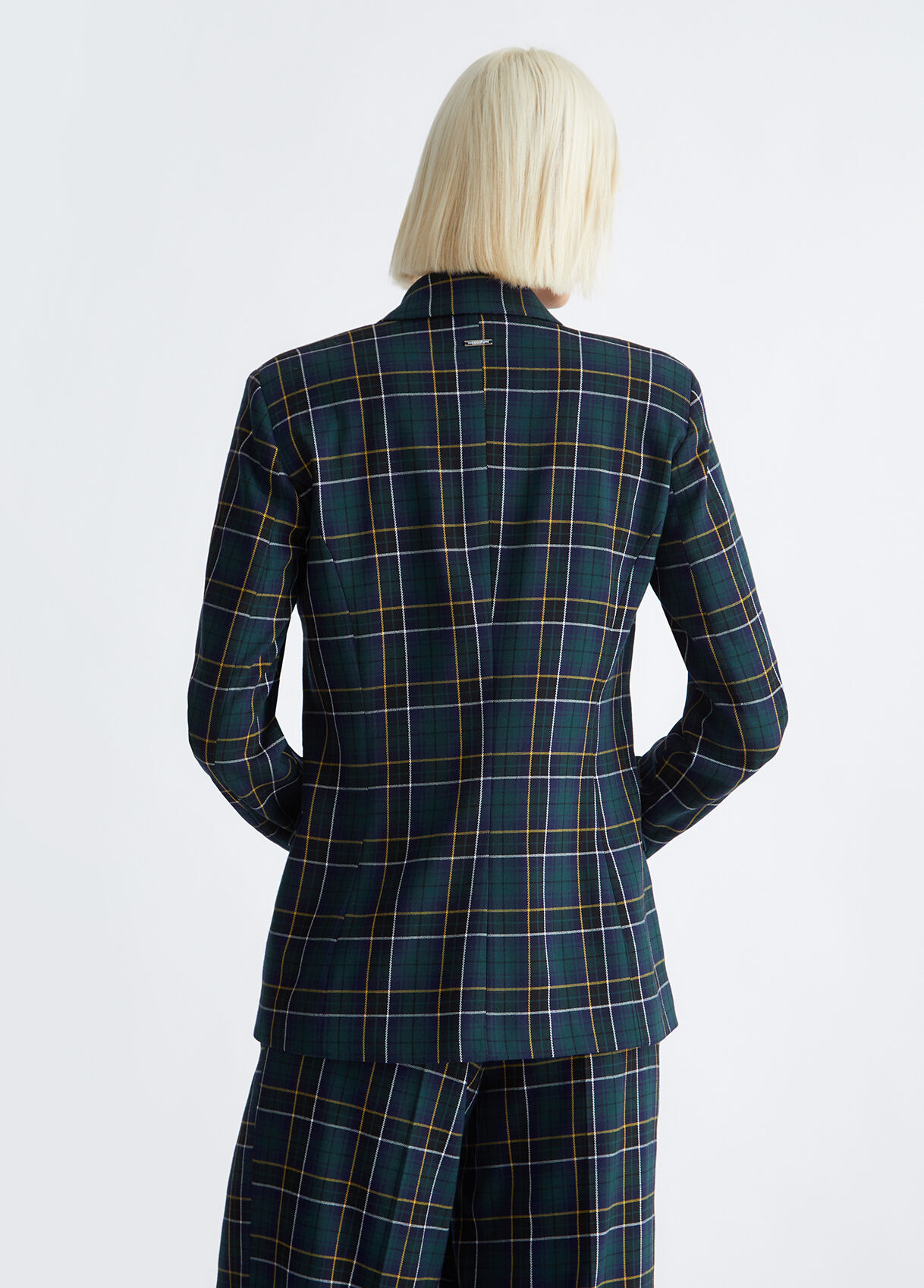 Check blazer