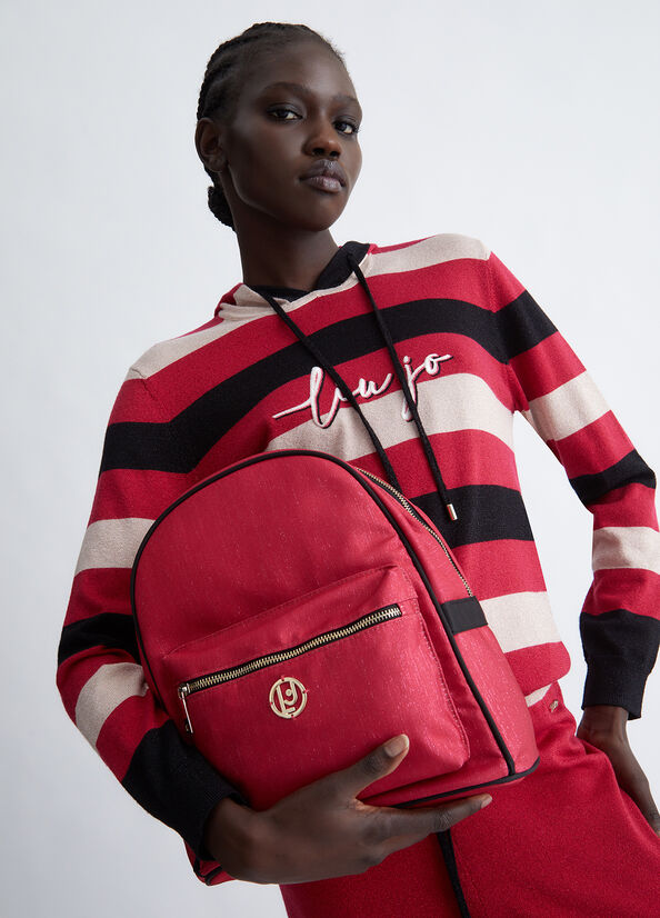 Zaino in nylon con logo