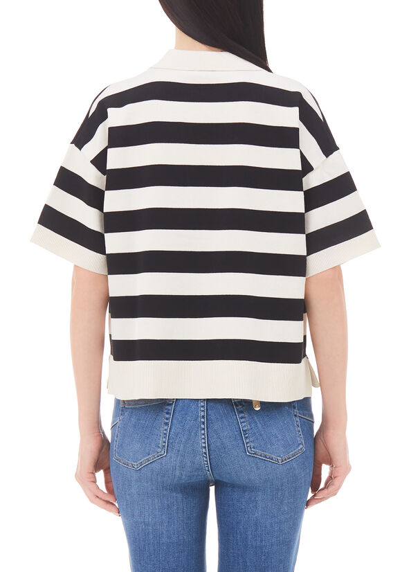 Maglia a righe oversize