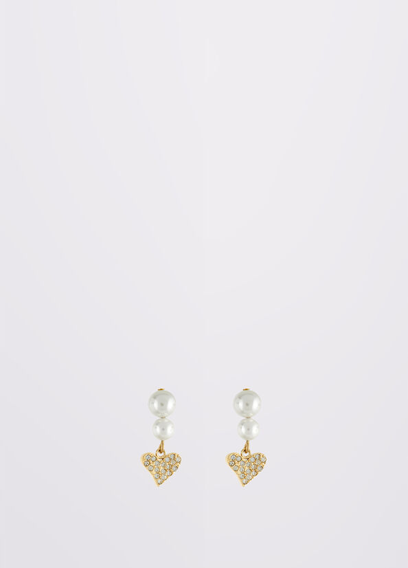 Orecchini con charm e perle gioiello