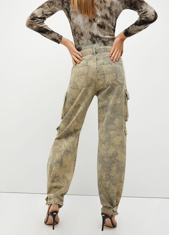 Pantaloni cargo camouflage