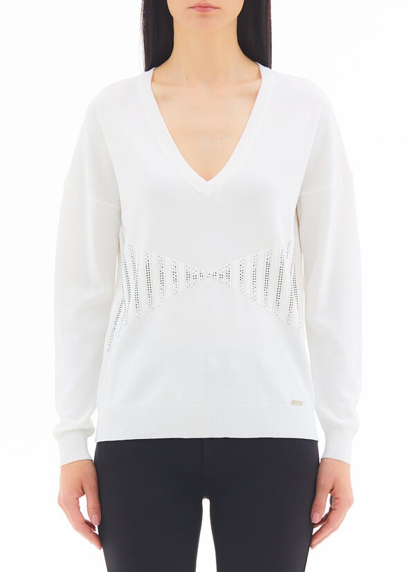 Maglia con micro borchie