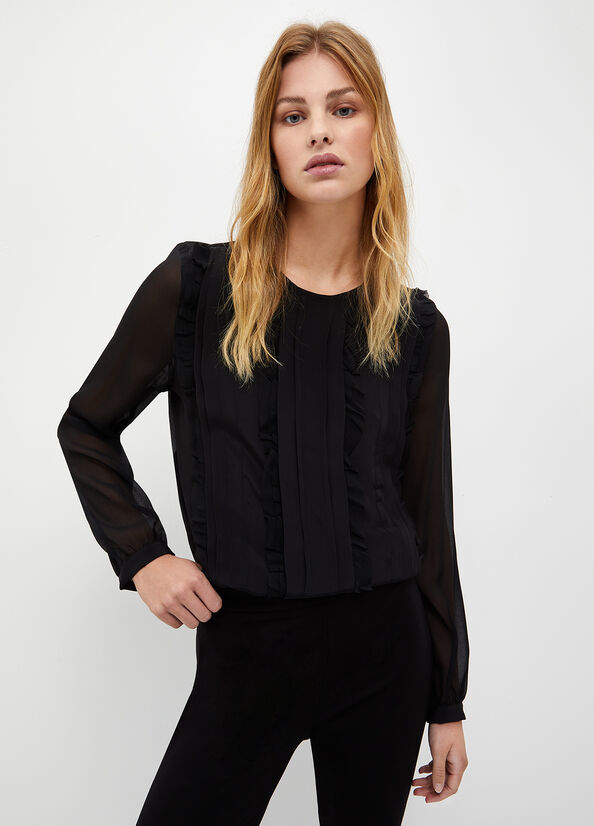 Blusa in georgette